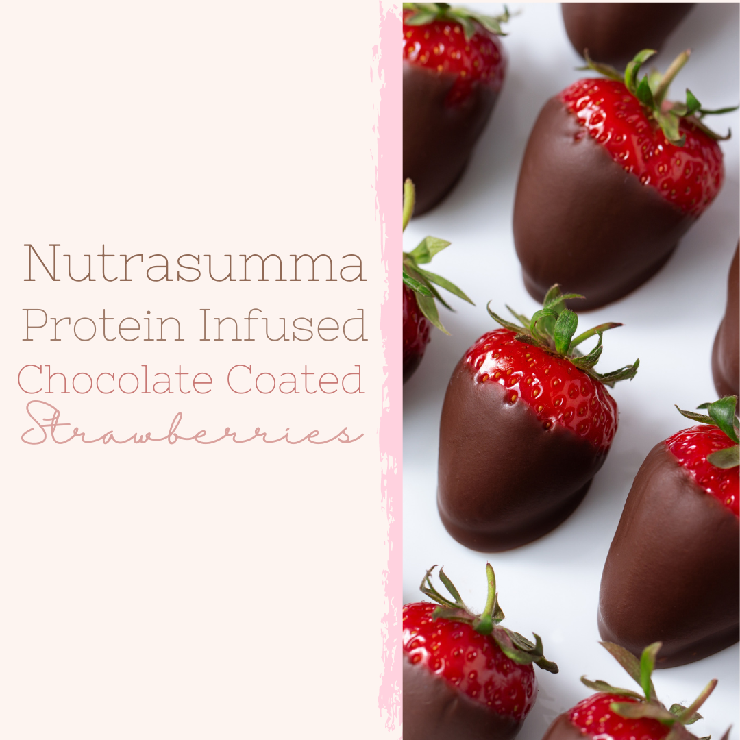 Indulgent Romance: Nutrasumma Protein Infused Chocolate Coated Strawberries