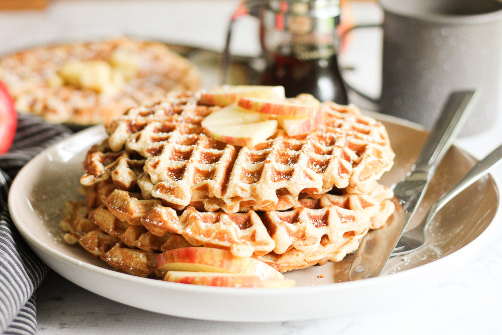 Apple Cinnamon Belgian Waffles with Nutella®