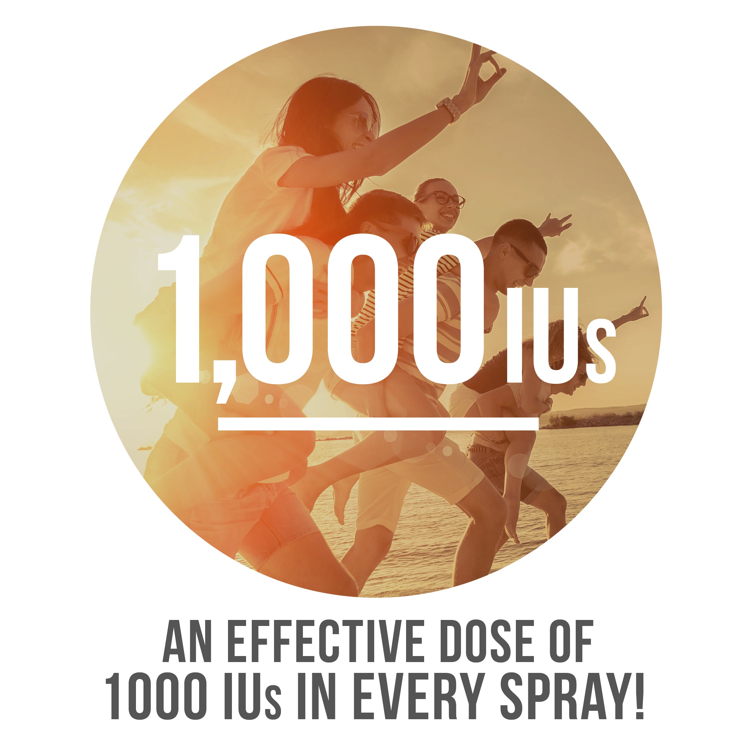 1000IU in each spray