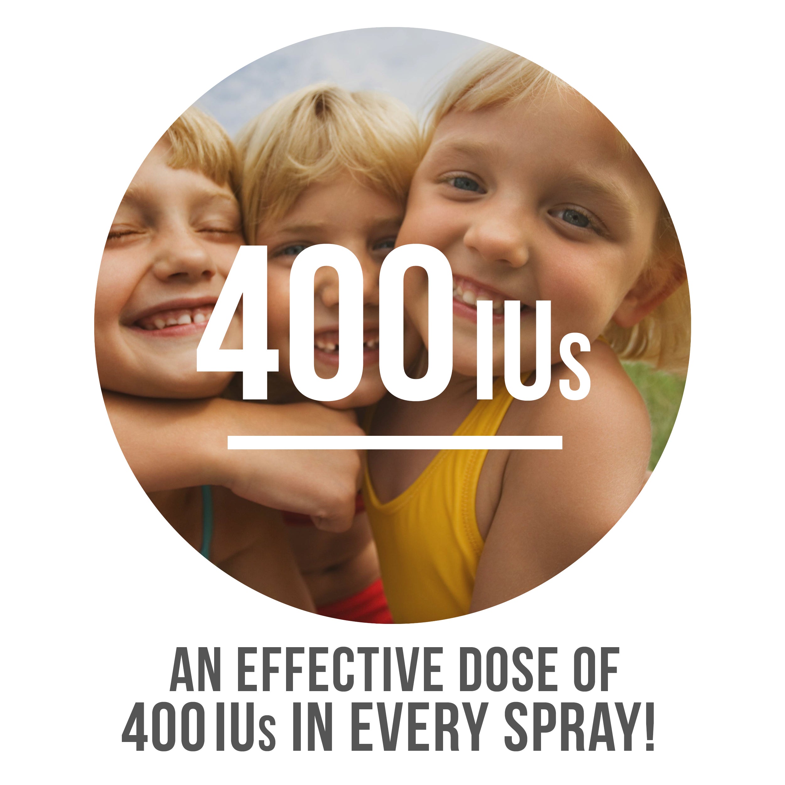 Effective Dose of 400IU in each spray