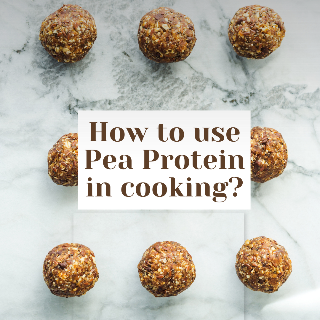 How to use pea protein in cooking?