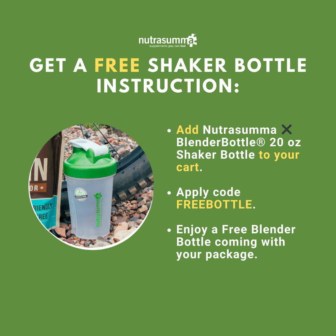 Nutrasumma ✖️ BlenderBottle® 20 oz Shaker Bottle with Whisk