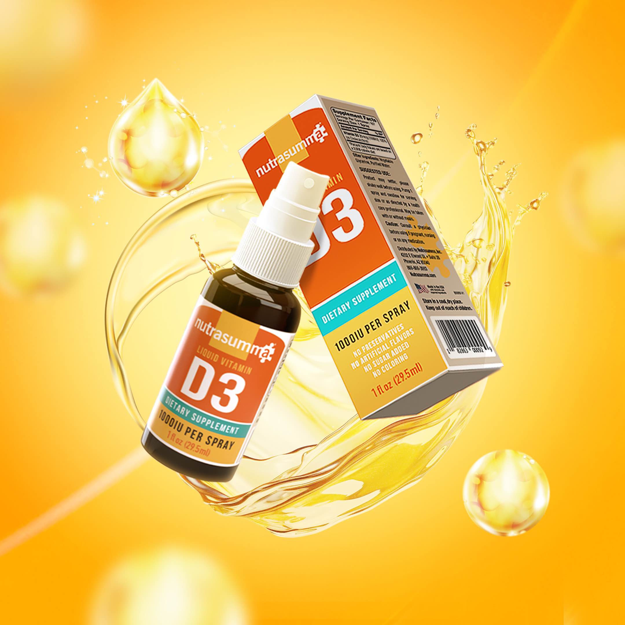Vitamin D3 Supplement Spray